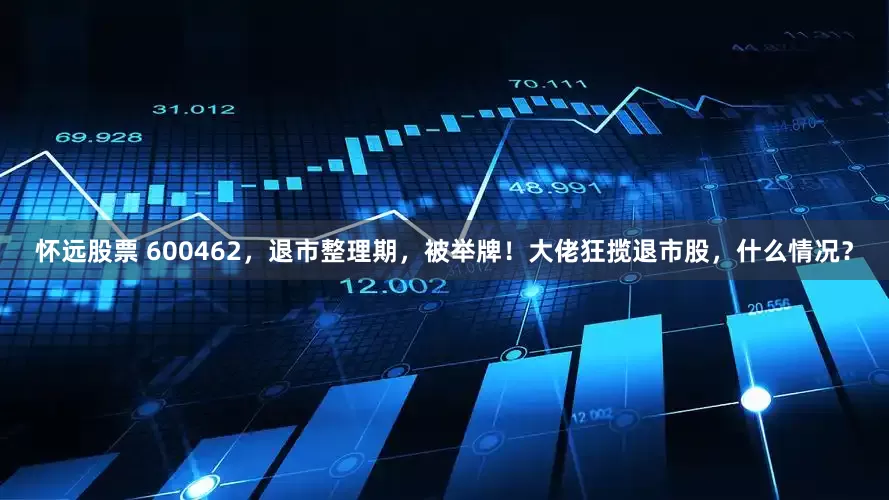 怀远股票 600462，退市整理期，被举牌！大佬狂揽退市股，什么情况？