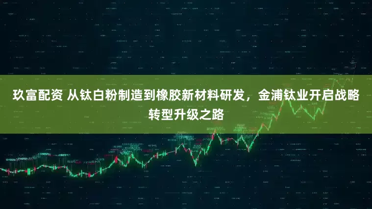 玖富配资 从钛白粉制造到橡胶新材料研发，金浦钛业开启战略转型升级之路